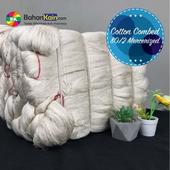 Benang Cotton Combed 80/2 Mercerized – Benang Tenun ATBM